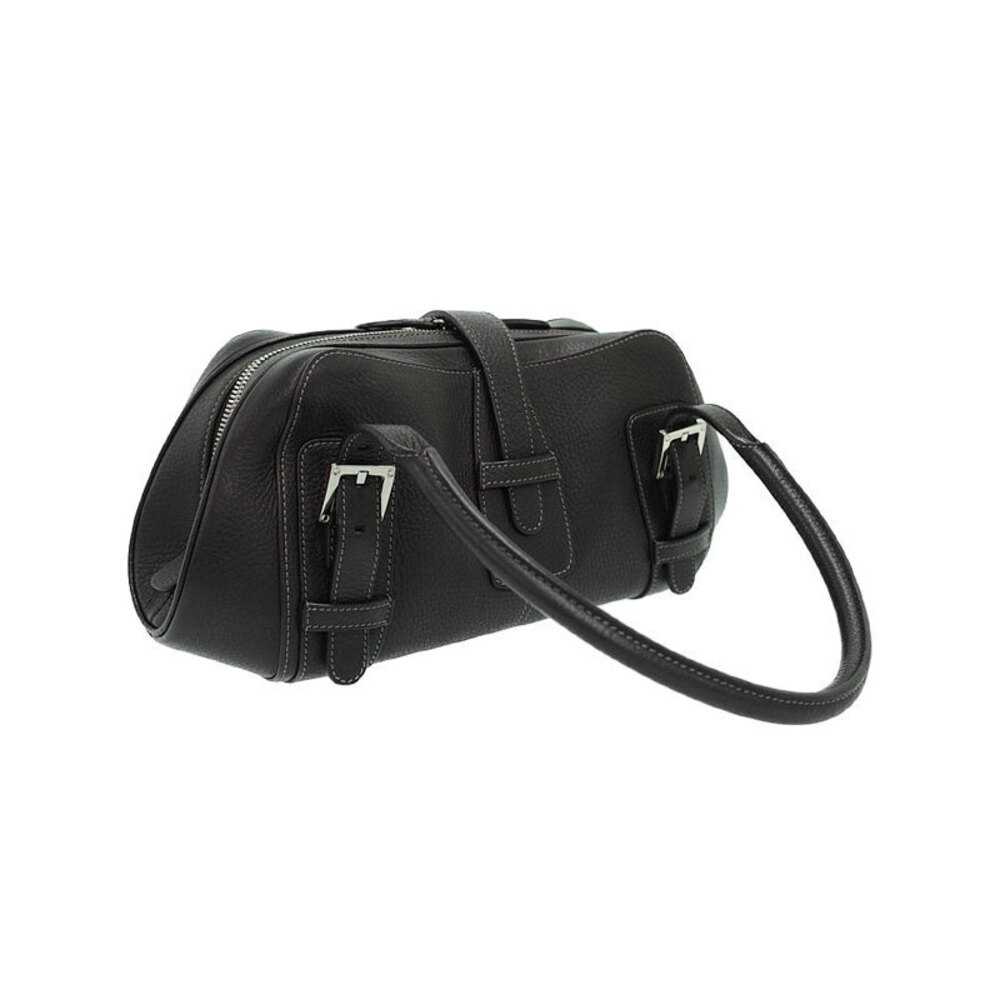 Loewe Leather Black Bag Handbag Senda